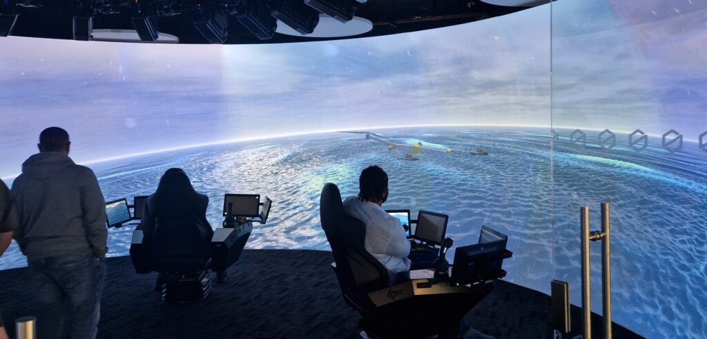 Hands-On Experience in the Marine Simulation Lab
